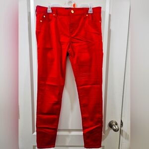 Celebrity Pink Red Skinny Pants